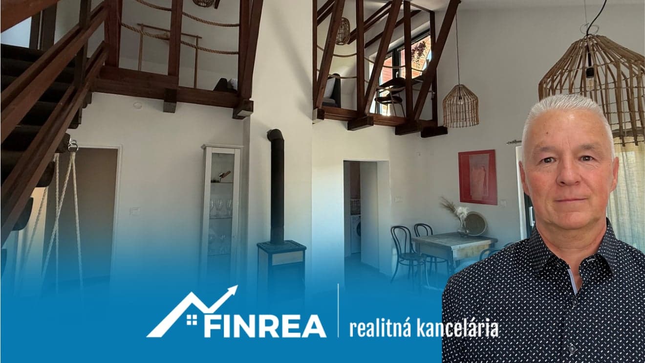 FINREA│Moderný 3-izbový rodinný dom s ateliérom, Turčianske Jaseno