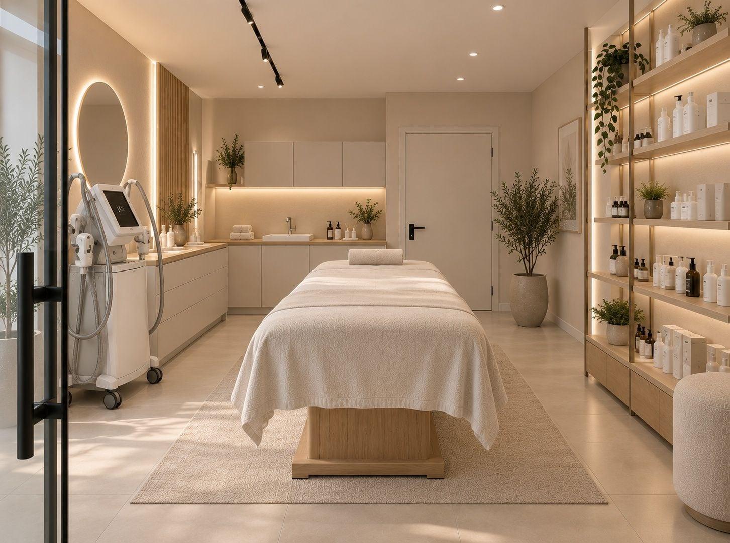 Prenájom plne vybaveného salónu pre kozmetičku, maséra alebo fyzioterapeuta | Zariadenie na endermológiu | Martin