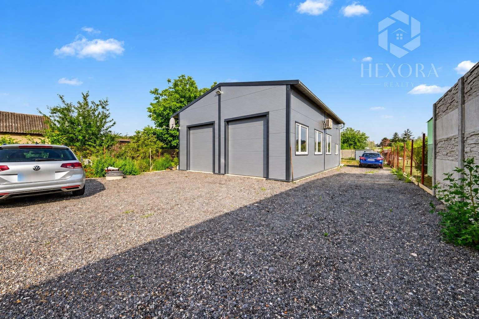 Na predaj nová hala s pozemkom 1 100 m² v obci Baka