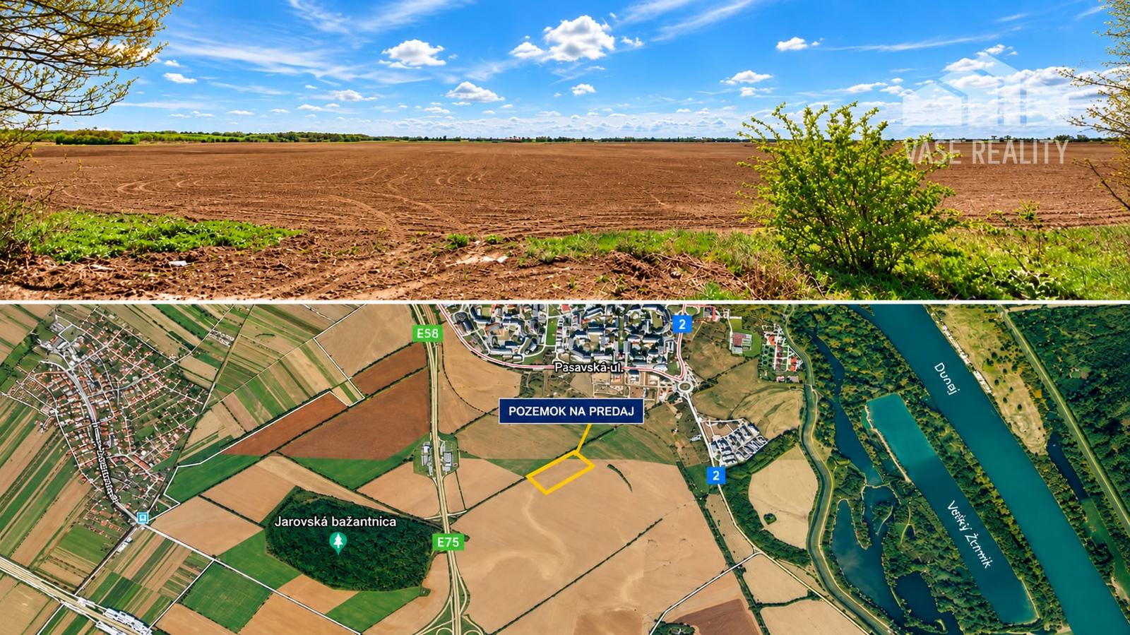 Na predaj pozemok 1 600 m², Bratislava – Petržalka, Janíkovské pole, Dohoda na cene možná