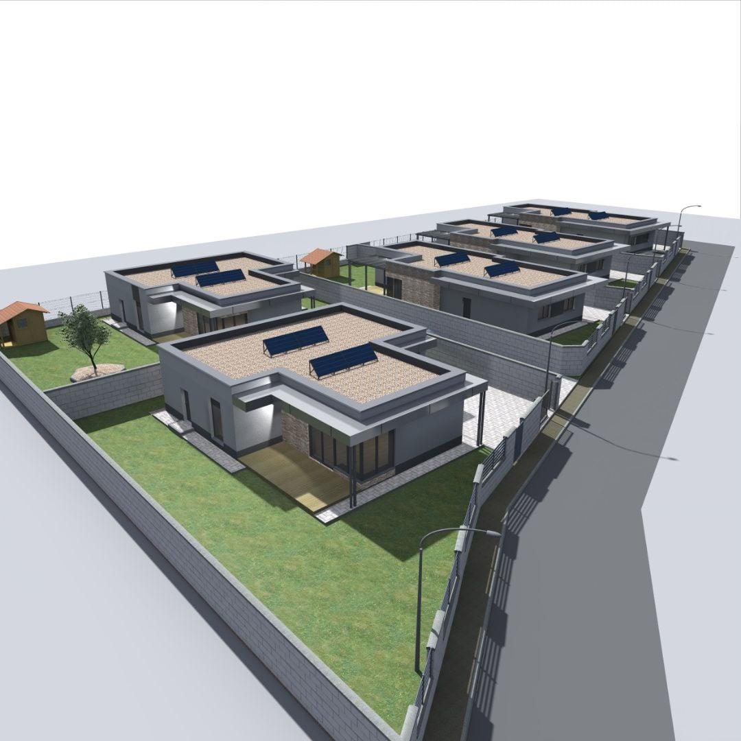 TARGETreal | Na predaj, 3 nízkoenergetické bungalovy, novostavba Ovčiarsko (3 z 5 voľné)