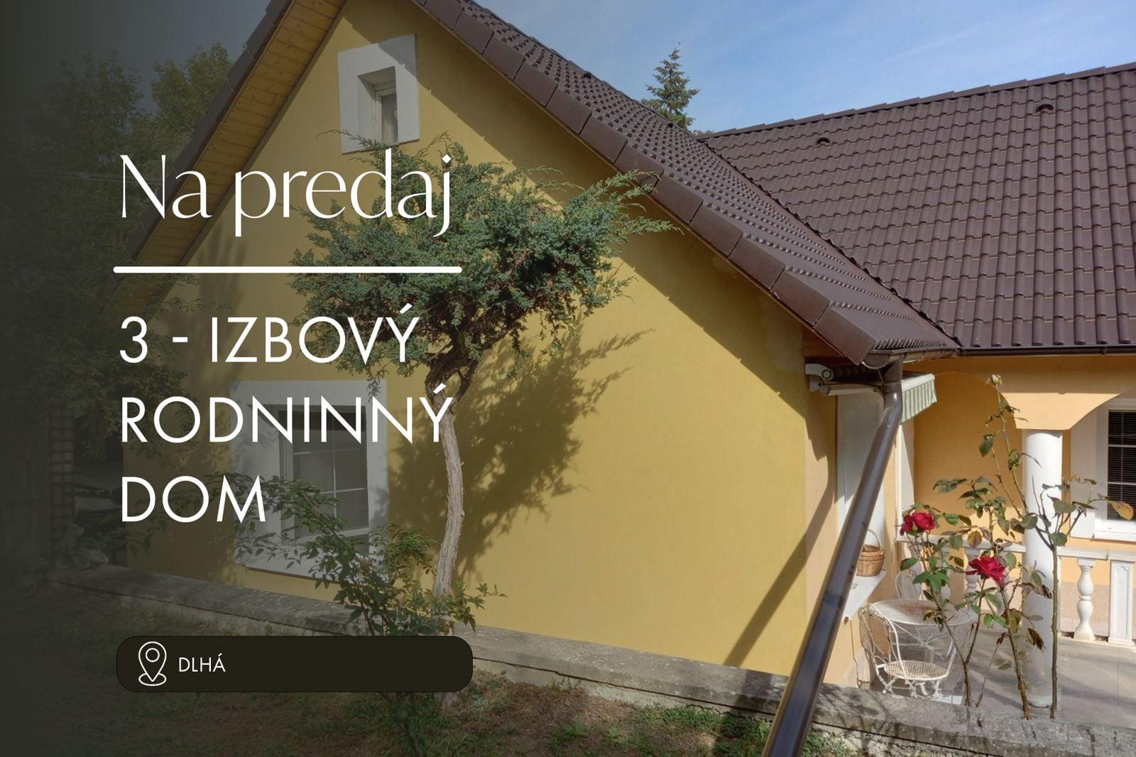 Na predaj romantický 3-izbový rodinný dom vo vidieckom štýle