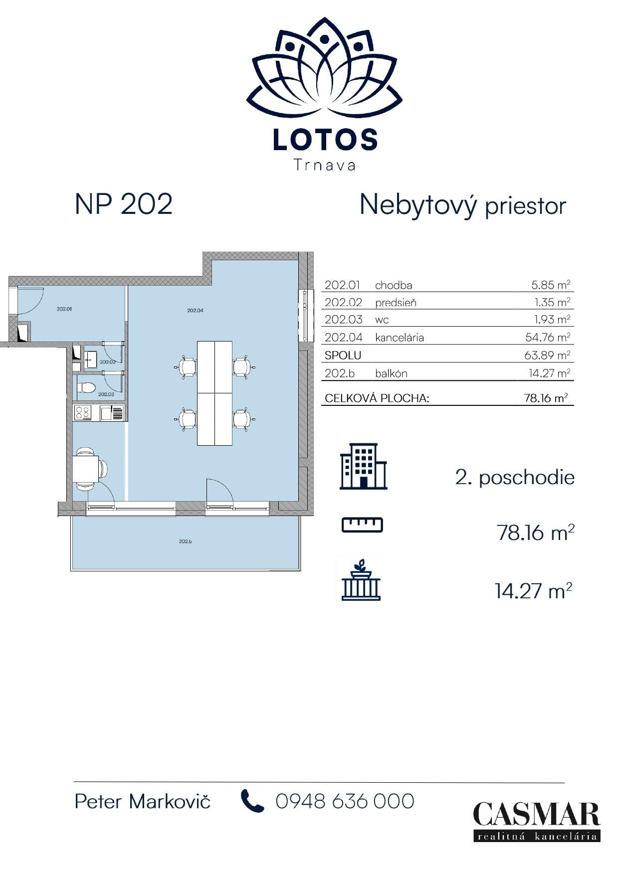Nebytový priestor – LOTOS Trnava, 2. a 3. poschodie – fotka 2