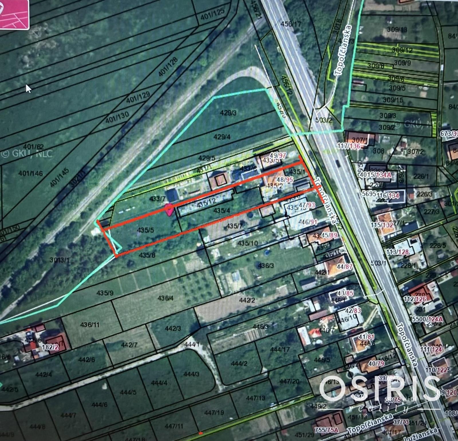INVESTIČNÁ PRÍLEŽITOSŤ: 2 411 m² POZEMOK S RD A S MOŽNOSŤOU VÝSTAVBY 3 DVOJDOMOV – fotka 2