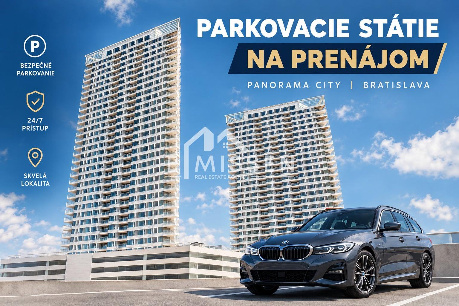 EMISSEN - Na prenájom garážové státie - Panorama City, Bratislava