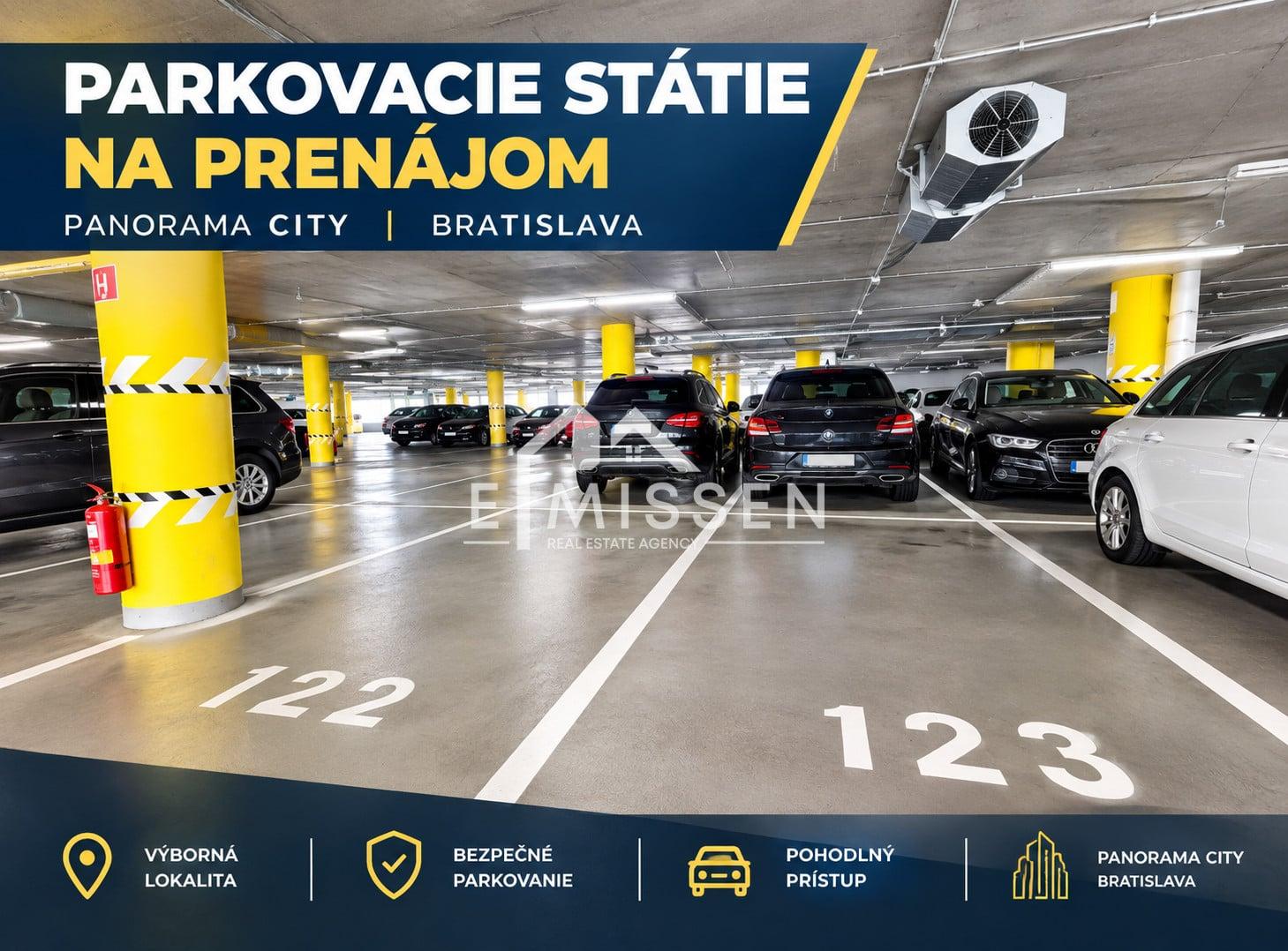 EMISSEN - Na prenájom garážové státie - Panorama City, Bratislava – fotka 2