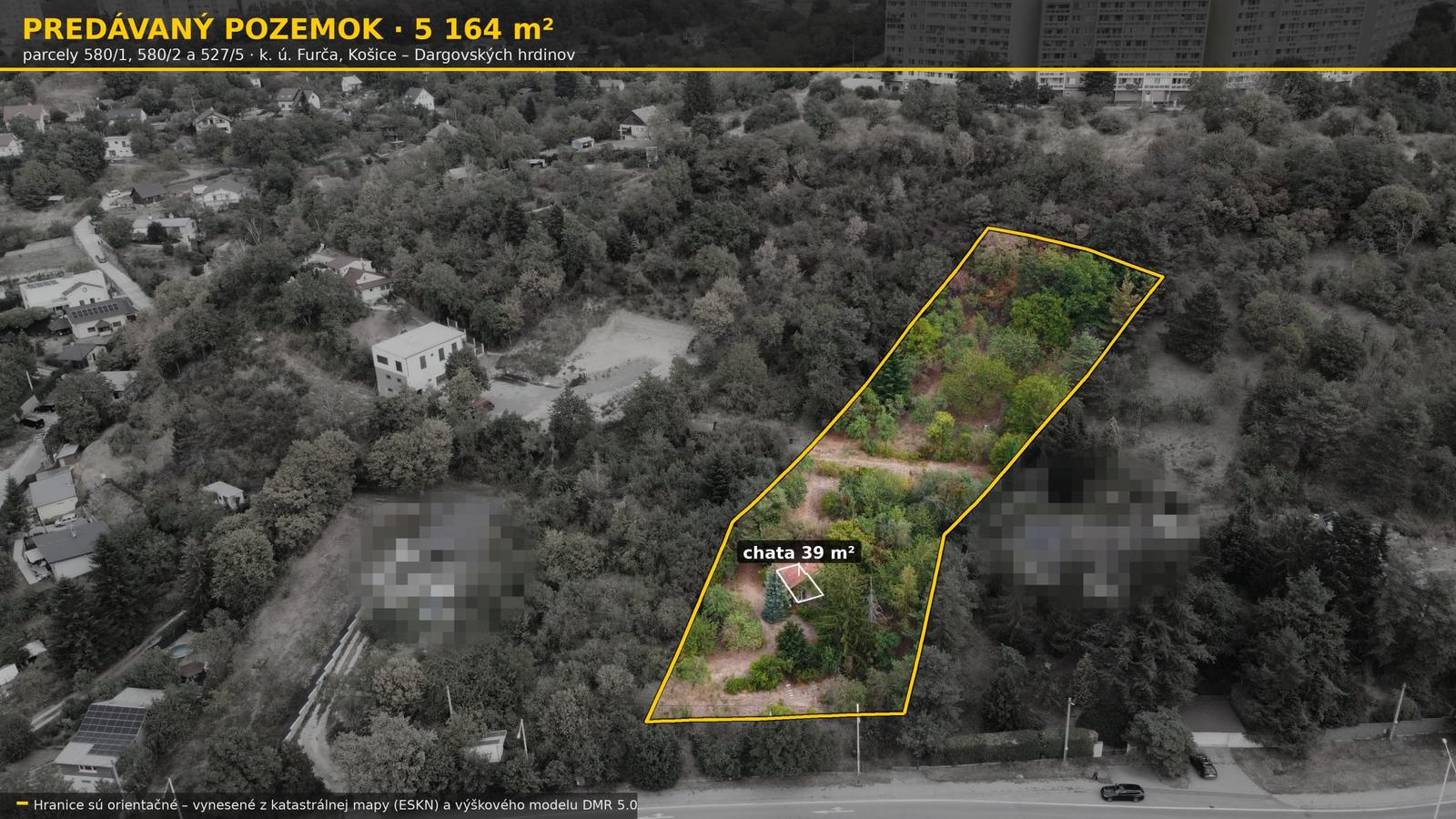 Priestranná záhrada 5164 m² s chatou, Sečovská cesta, Košice – fotka 2