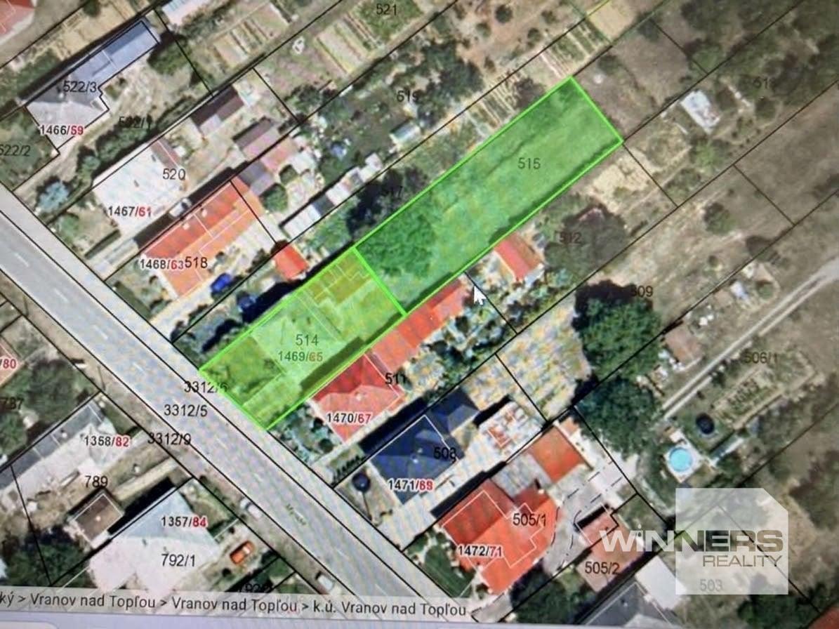 Priestranný stavebný pozemok s rodinným domom – Mlynská ulica, Vranov nad Topľou – fotka 2