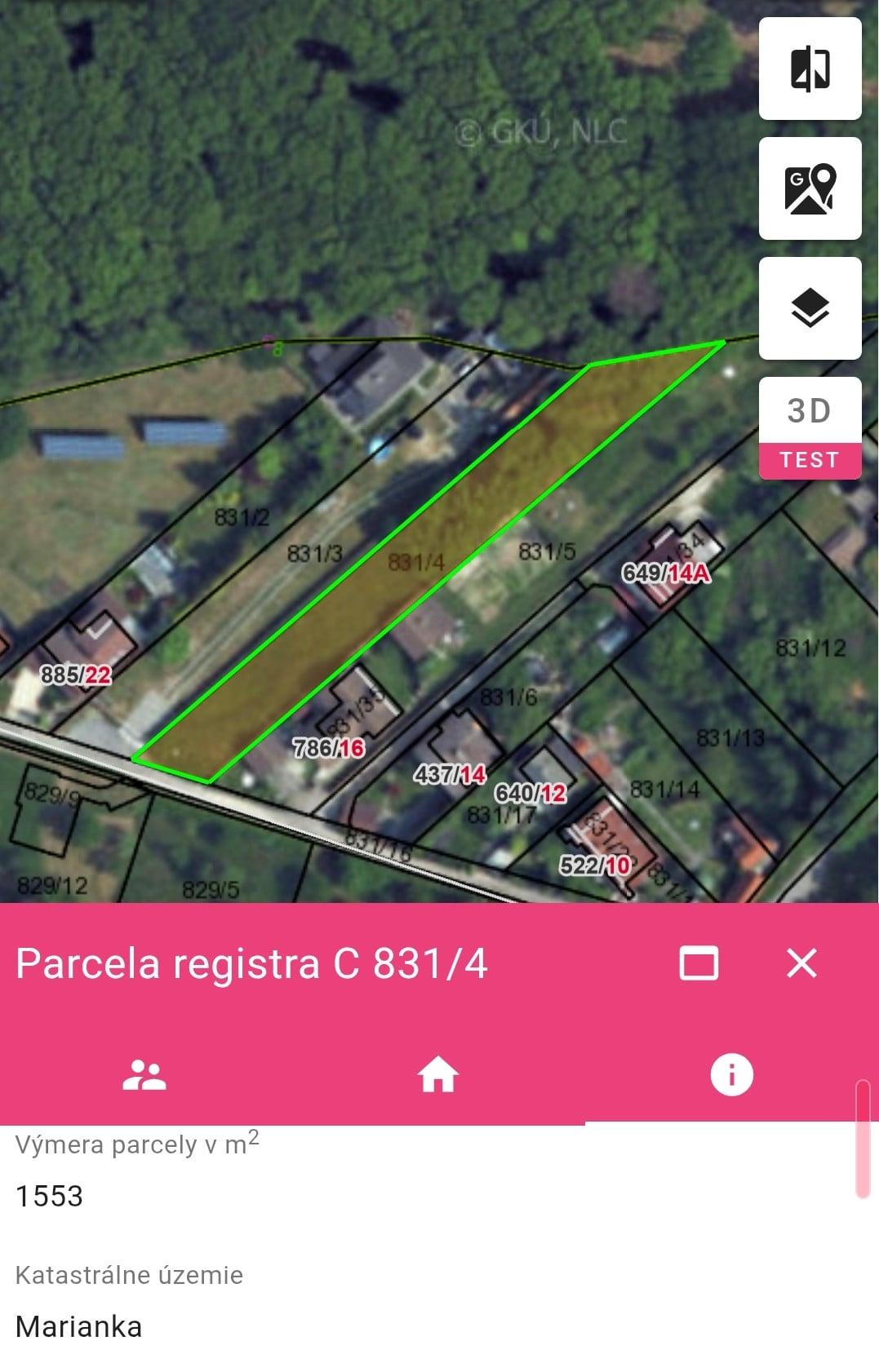 PRI LESE pozemok 1553m2 VÝHĽAD ŠIROKO-ĎALEKO