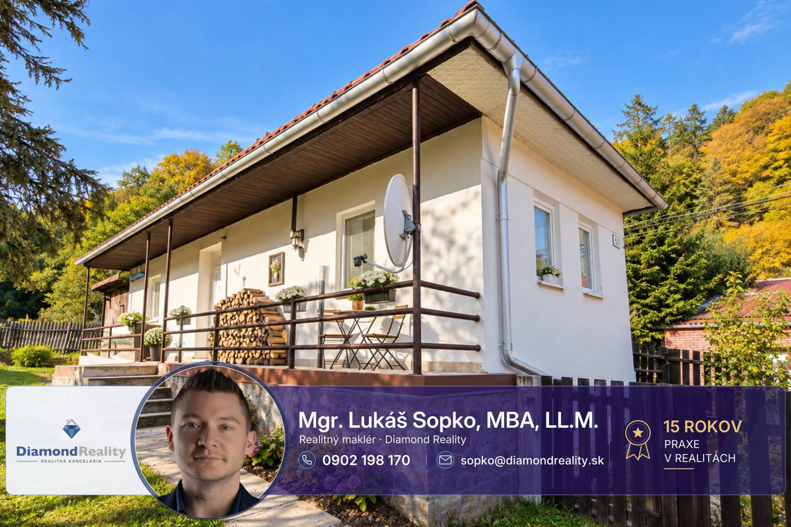 🏡 NA PREDAJ MALÝ RODINNÝ DOMČEK - BUKOVEC za 55.000 EUR!