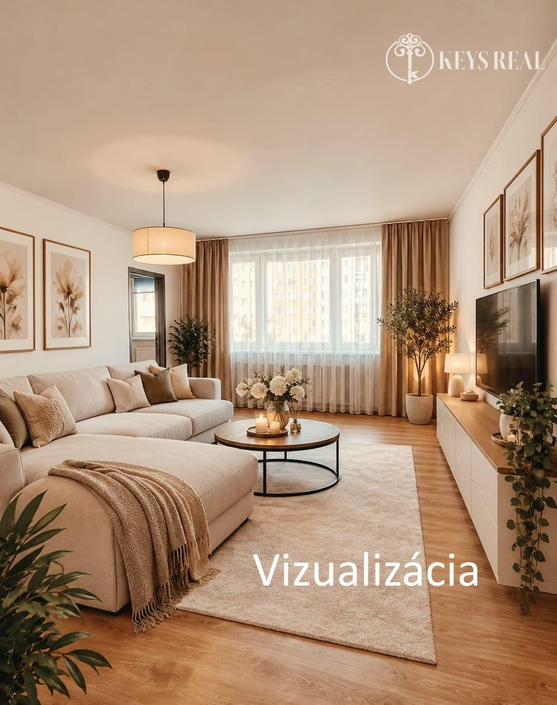 3-izbový, príjemný, svetlý byt, Prešov