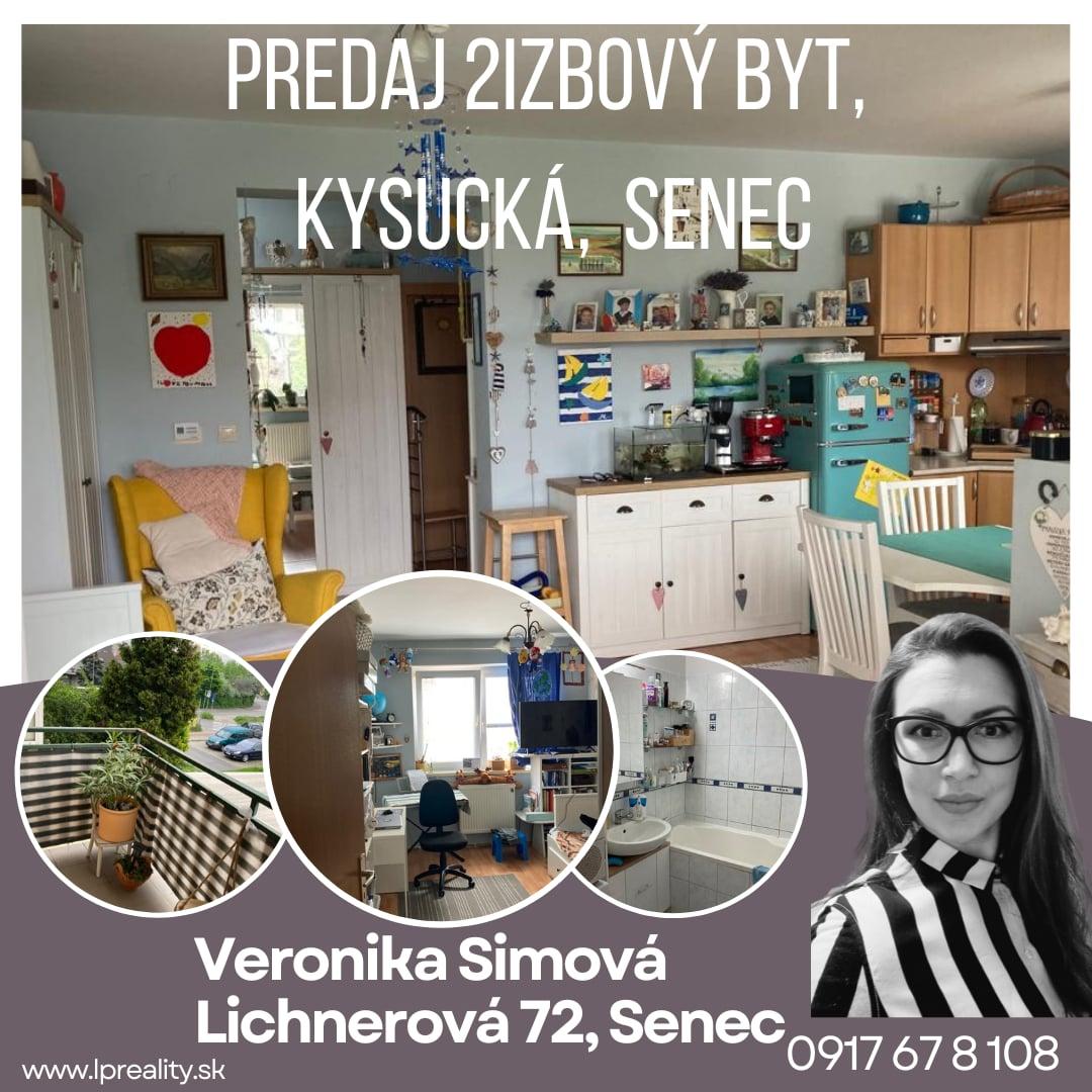 2-izbový byt na predaj, Kysucká, Senec