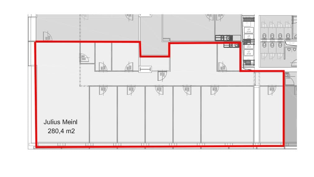 Kancelárske priestory v renomovanej budove TOWER 115, Bratislava-Staré Mesto