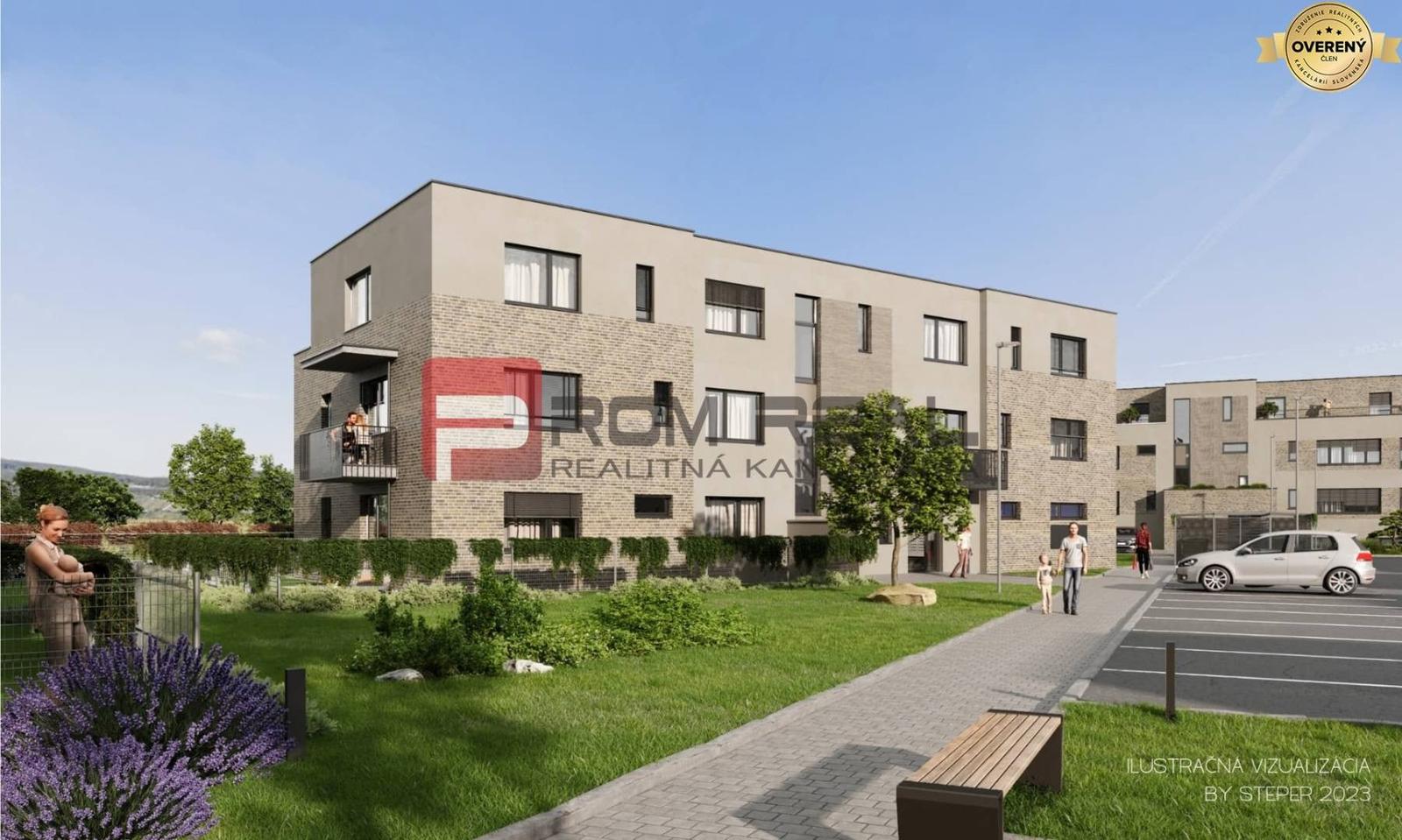 PREDAJ 2 izbového bytu s balkónom Prémiova novostavba Pezinok A0+