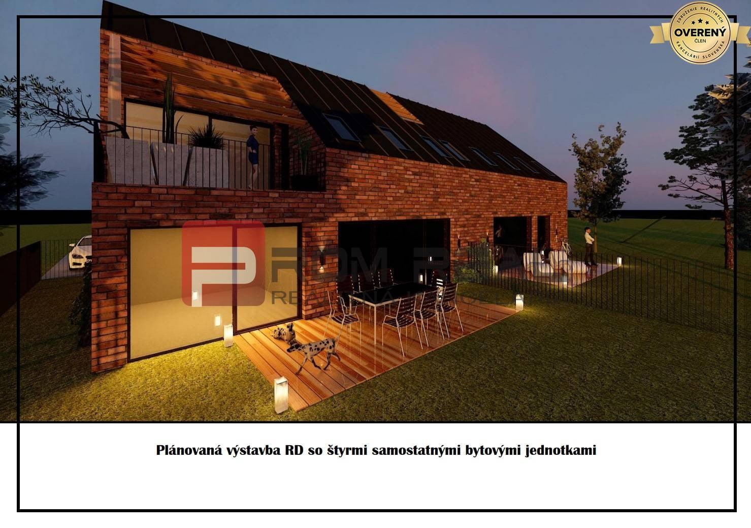 Pozemok s projektom pre Radovú výstavbu alebo RD v Devínskej Novej Vsi