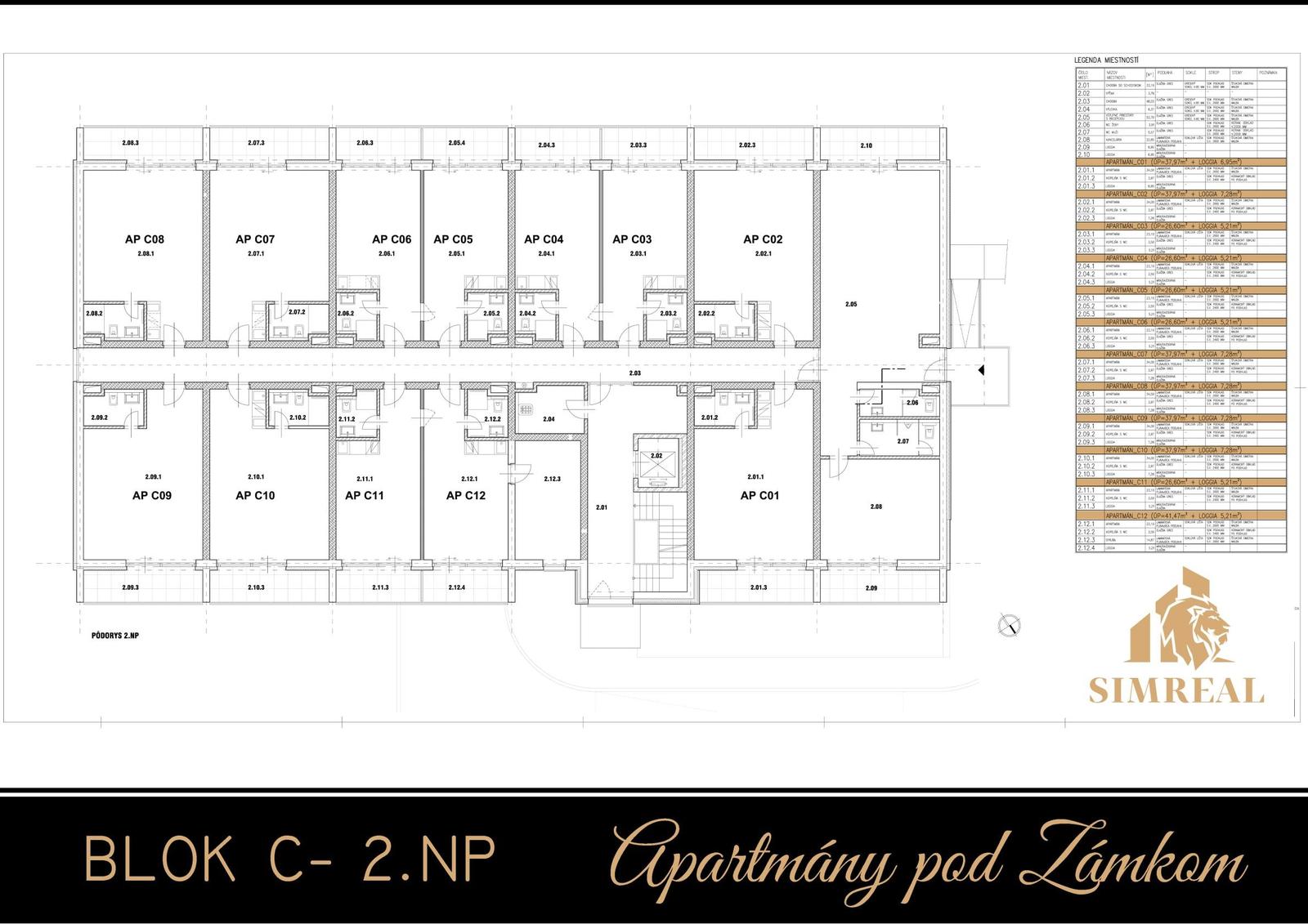Apartmány Bojnice - BLOK D