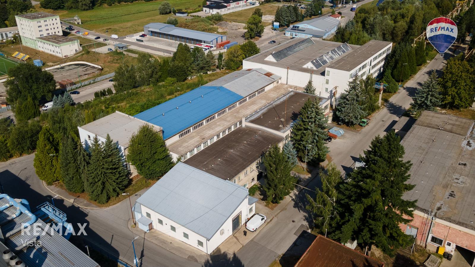 Výrobno - skladový areál na prenájom v Myjave
