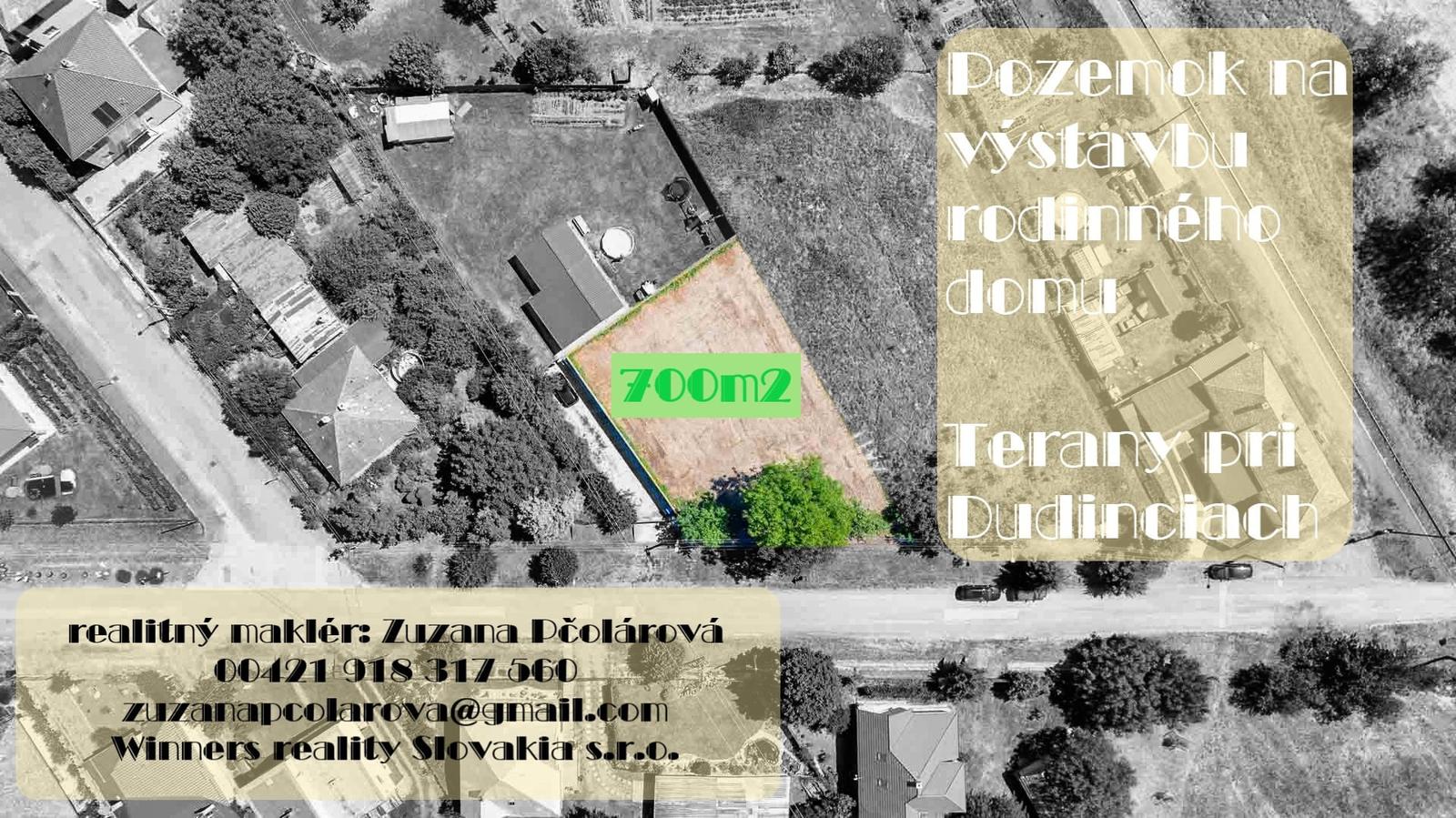 Terany pri Dudinciach – pozemok na stavbu RD