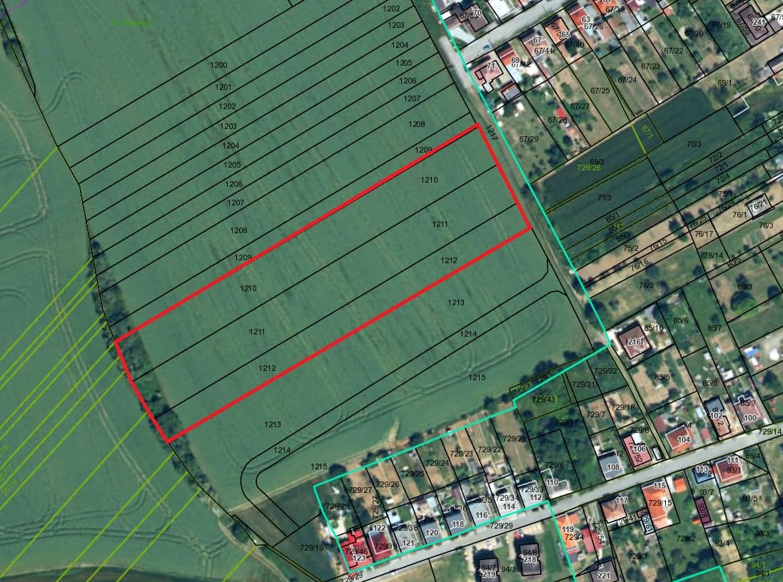 POZEMOK 14.796 m2, Horné Trhovište (Hlohovec)