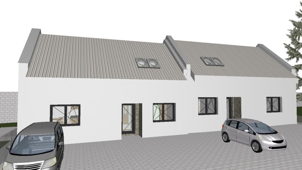 Stavebný pozemok so stavebným povolením a projektom na dvojdom