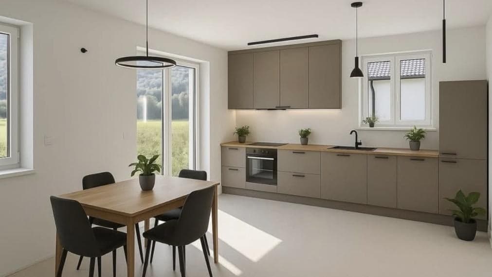 Rodinný dom - bungalov  106 m2 neďaleko Košíc, obec Ruskov, novostavba