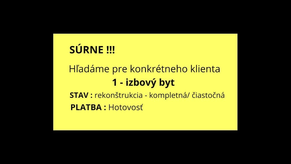 LUČENEC - 1-i byt - KÚPA