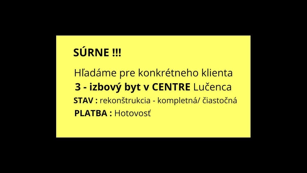 LUČENEC - CENTRUM -3-izbový byt -  kompletná rekonštrukcia - KÚPA