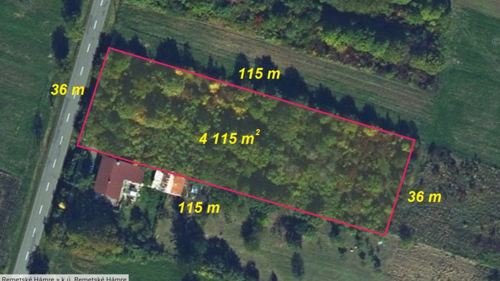 ID-3570 SUPER INVESTÍCIA Rozľahlý a široký pozemok REMETSKÉ HÁMRE