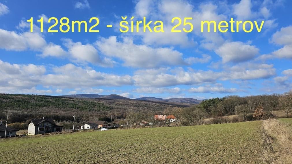Veľkorysý 1128m2 stavebný pozemok pod lesom