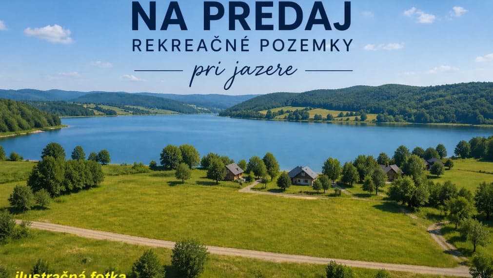 ID-3894 Predaj rekreačných pozemkov pri jazierku – len 60 km od Bratislavy
