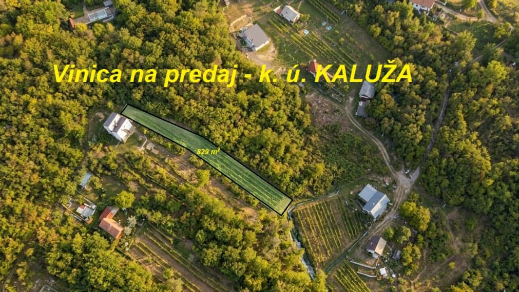 ID-4163 Rekreačný pozemok KALUŽA - na skok od Vinianskeho jazera a Šíravy