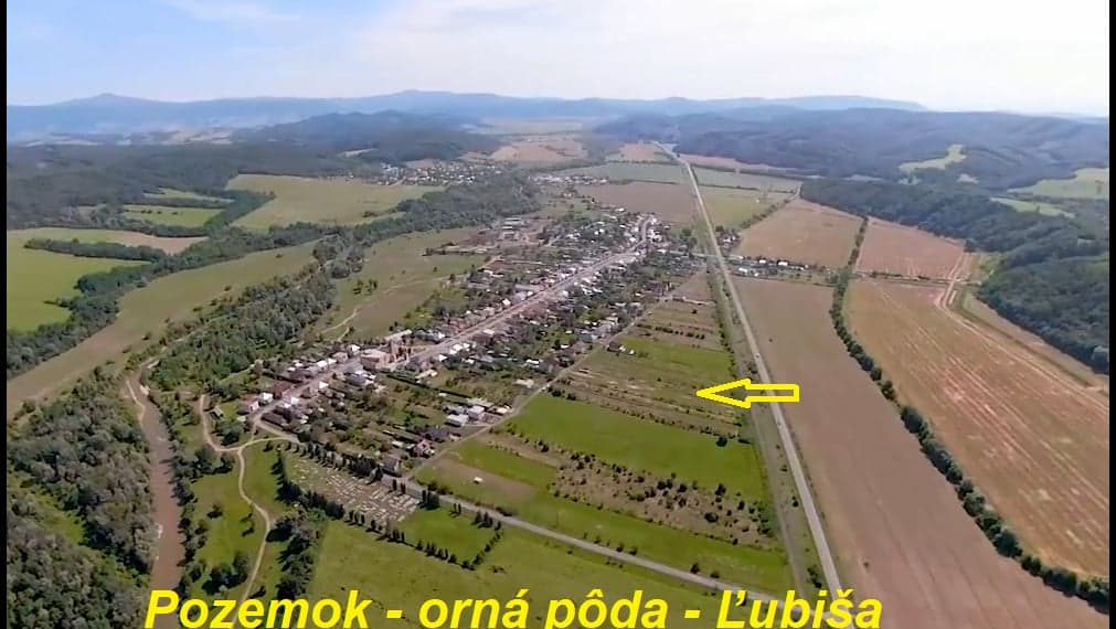 ID-4319 Na predaj orná pôda v obci Ľubiša – 982 m²