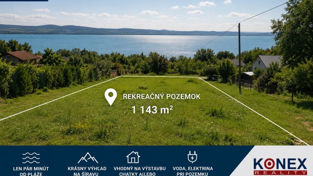 ID-8564 NOVINKA! Pozemok na Zemplínskej Šírave - Vinianka